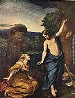 Correggio Canvas Paintings - Noli me Tangere